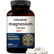 NatureBell Magnesium Citrate 500mg – 240 Capsule image