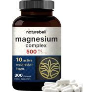 NatureBell Magnesium Complex Supplement 500 mg 300 Capsules -424481488 image