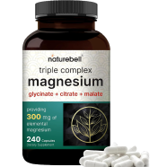 NatureBell Triple Complex Magnesium 300mg 240 Capsules -373182815 image