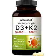 NatureBell Vitamin D3 K2 – 240 Softgels image
