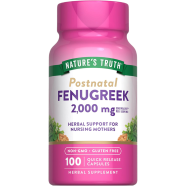 Nature'S Truth Postnatal Fenugreek 2000mg Capsules 100Pcs image