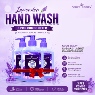 Nature Beauty Hand Wash Lavender 250ml (3Pcs Combo Offer) image