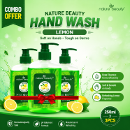 Nature Beauty Hand Wash Lemon 250ml (3Pcs Combo Offer) image