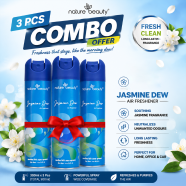 Nature Beauty Jasmine Dew Air Freshener 300ml (3Pcs Combo Offer) image