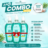 Nature Beauty Ocean Drop Body Wash 325ml (3Pcs Combo Offer) image