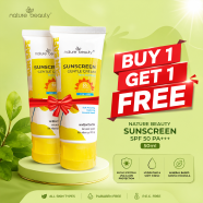 Nature Beauty Sunscreen Spf 50 Pa Plus Plus Plus 50ml (Buy 1 Get 1 FREE) image