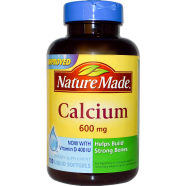Nature Made Calcium 600 mg with Vitamin D3 100 Softgels (USA) image