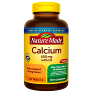 Nature Made Calcium 600mg With Vitamin D3 For - 220 Tablets image