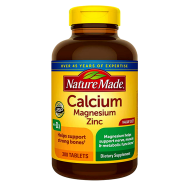 Nature Made Calcium Magnesium Oxide Zinc With Vitamin D3 - 300 Tablets image