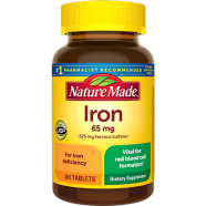 Nature Made Iron 65mg (From Ferrous Sulfate) 365 Tablets image