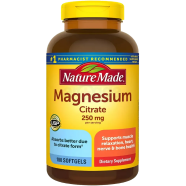 Nature Made Magnesium Citrate 250 mg 180 Softgels image