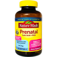 Nature Made Prenatal with Folic Acid DHA 150 Softgel (USA) image