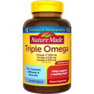 Nature Made Triple Omega 3-6-9 For Heart Health 74 Softgels image