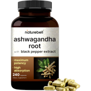 Naturebell Ashwag And Ha 12500mg 240 Capsules - X004d4z893 image