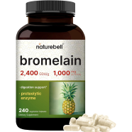Naturebell Bromelain 1000mg 240 Capsules image