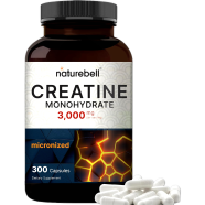 Naturebell Creatine Monohydrate 3000mg 300 Capsules - X003s1lwlf image