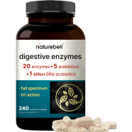 Naturebell Digestive Enzymes 240 Capsules - X003z4vxuz image