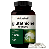 Naturebell Glutathione Reduced (1,000 mg) – 180 Capsules image