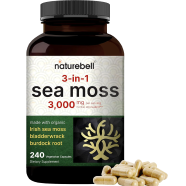 Naturebell Irish Sea Moss 3,000 mg 240 Capsules -433679735 image