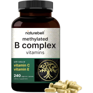 Naturebell Methylated B Complex Vitamins 240 Veggie Capsules image