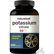 Naturebell Potassium Citrate 99mg Capsules 500 Pcs image