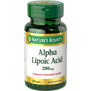 Nature’s Bounty Alpha Lipoic Acid 200 mg 30 Cap image