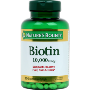 Natures Bounty Biotin 10,000mcg 250 Softgels image