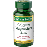Nature's Bounty Calcium Magnesium Zinc - 100 Tablets image