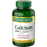Nature’s Bounty Calcium Vitamin D3 1200mg 120 Softgels image