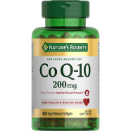 Nature’s Bounty Co Q-10 200 mg 80 Rapid Release Softgels image