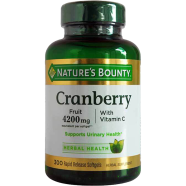 Nature’s Bounty Cranberry Pills 4200 mg 300 Softgels image