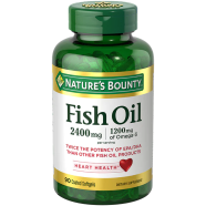 Nature's Bounty Fish Oil 2400mg 90 Coated Softgels - 74312171307 image