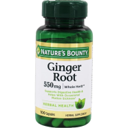 Nature’s Bounty Ginger Root 550 mg 100 Capsules image