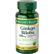 Nature's Bounty Ginkgo Biloba 120mg 100 Capsules -302824421 image