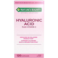 Nature's Bounty Hyaluronic Acid Plus Vitamin C 120 Capsules - 74312014024 image