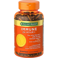 Nature’s Bounty Immune 24 Vitamin C, D and Zinc for Immune Support 1000 mg 120 Softgels image