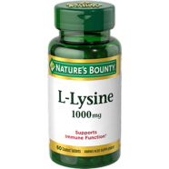 Nature's Bounty L-Lysine 1000mg 60 Tablets image