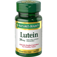 Nature's Bounty Lutein 20mg 40 Softgels -371163419 image