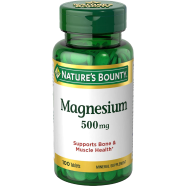 Nature’s Bounty Magnesium 500 mg 100 Tablets image