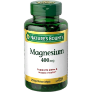 Nature’s Bounty Magnesium Rapid Release 400mg 75 Softgels image
