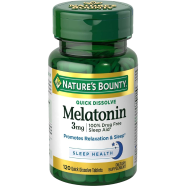 Nature's Bounty Melatonin 3 mg 120 Tablets -326429155 image