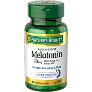 Nature's Bounty Melatonin Quick Dissolve 10mg 45 Tablet image