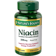 Nature's Bounty Niacin Flush-Free - 500 mg - 120 Capsules image