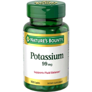 Nature’s Bounty Potassium Gluconate 99mg, 100 Caplets image