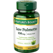 Nature’s Bounty Saw Palmetto 450mg 100 Capsules image