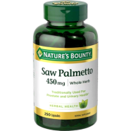 Nature’s Bounty Saw Palmetto 450mg 250 Capsules image