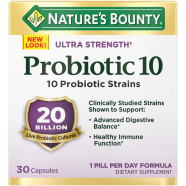 Nature’s Bounty Ultra Strength Probiotic 10 (20 Billion) 30 Capsules image