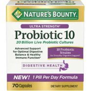 Nature’s Bounty Ultra Strength Probiotic 10 (20 Billion) 70 Capsules image