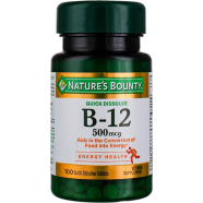 Nature’s Bounty Vitamin B-12 500 mcg 100 Tablets image