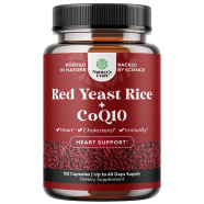 Nature's Craft Red Yeast Rice With CoQ10 Supplement - 120 Capsules -523392163 image